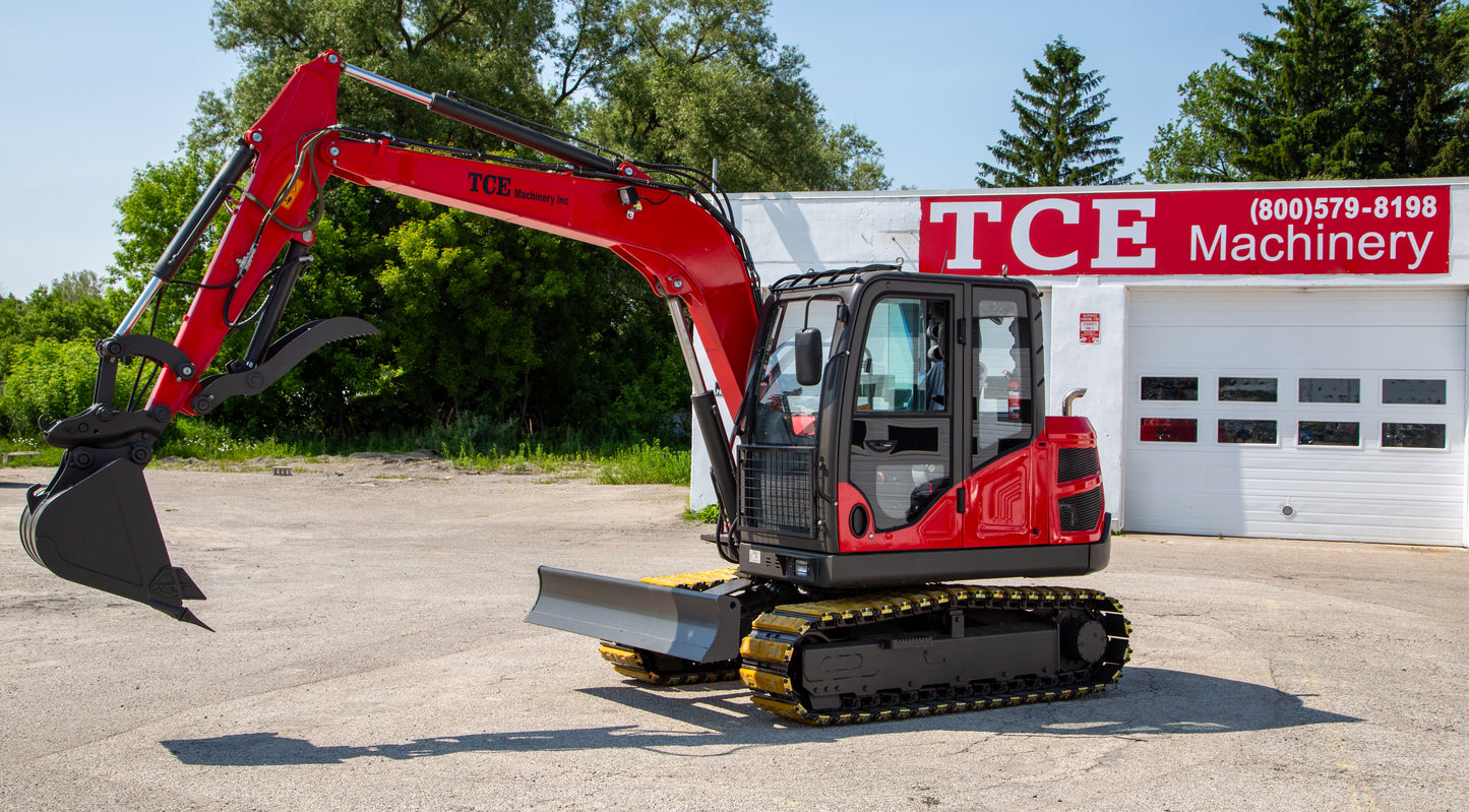 TCE Machinery TME0650 Mini Excavator 13200lbs. Kubota Engine
