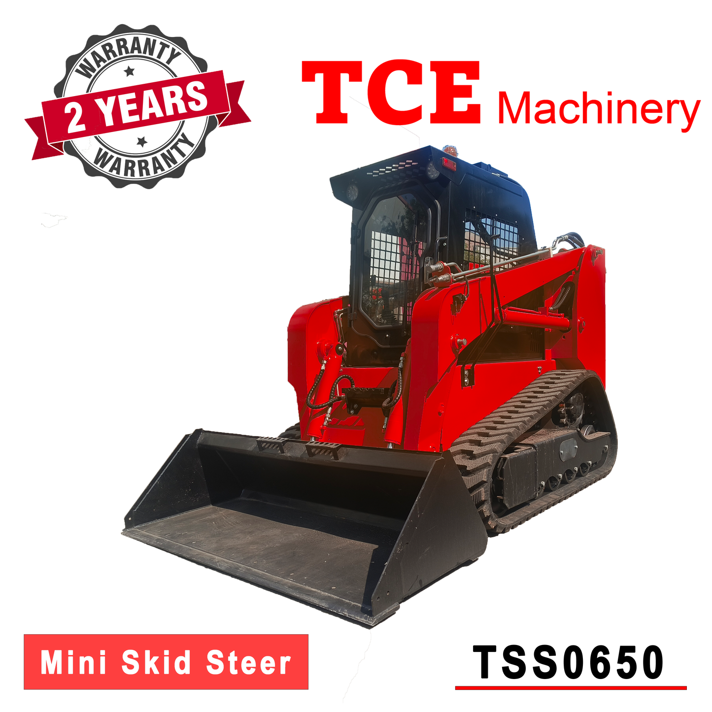 TCE Machinery TSS0650 Skid Steer Loader 9020lbs. Cummis Engine