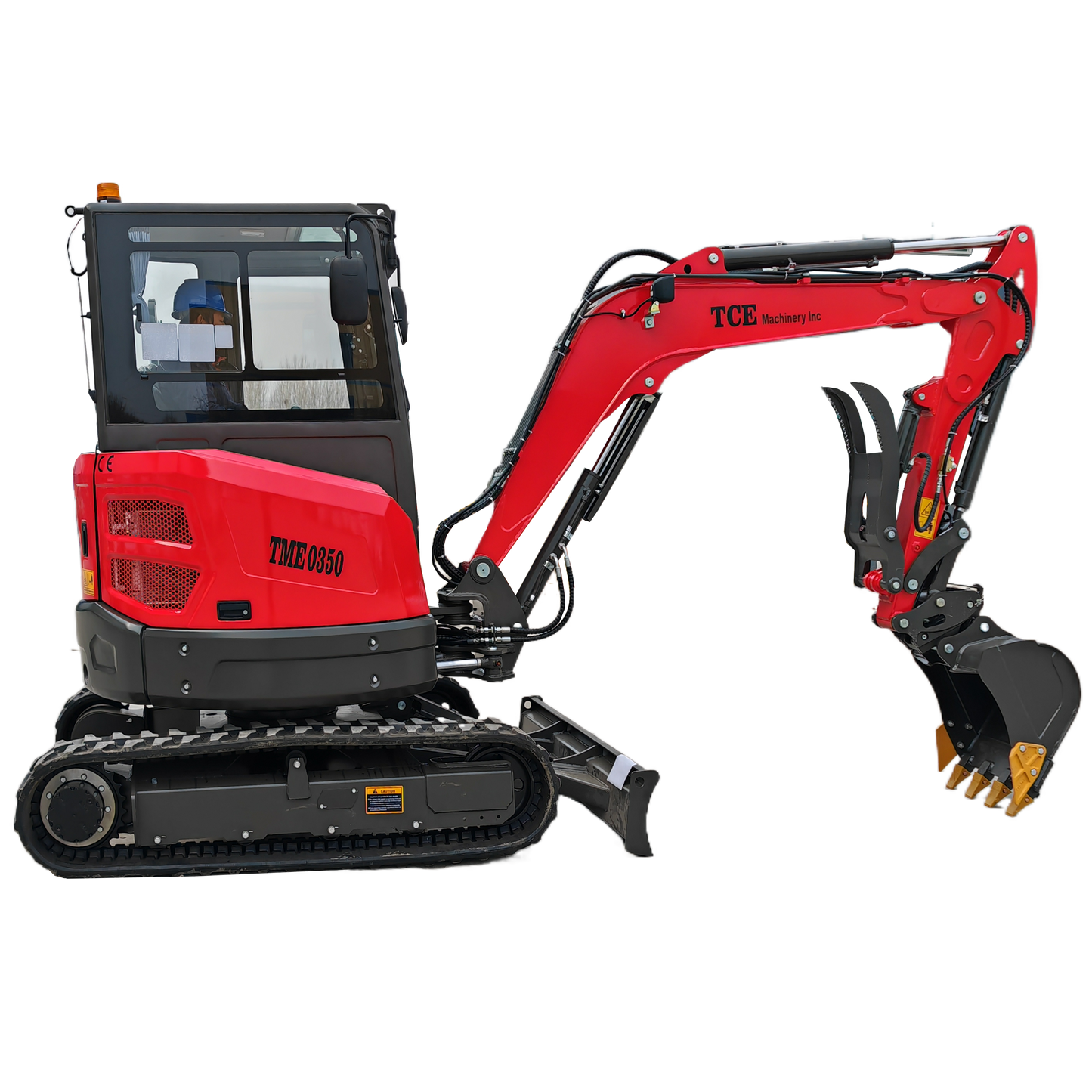 TCE Machinery TME0350 Mini Excavator 8377lbs. Kubota Engine