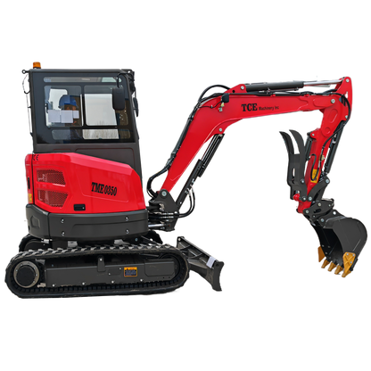 TCE Machinery TME0350 Mini Excavator 8377lbs. Kubota Engine