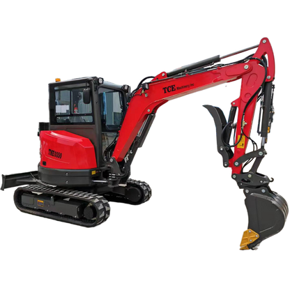 TCE Machinery TME0350 Mini Excavator 8377lbs. Kubota Engine